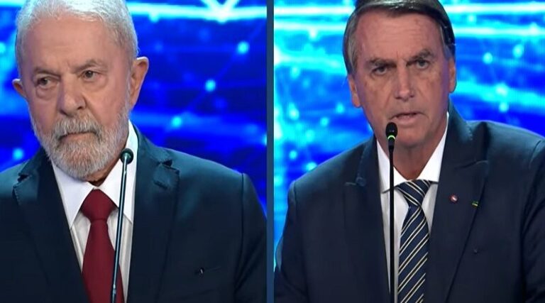 Primeiro debate do segundo turno entre Bolsonaro e Lula será domingo, dia 16