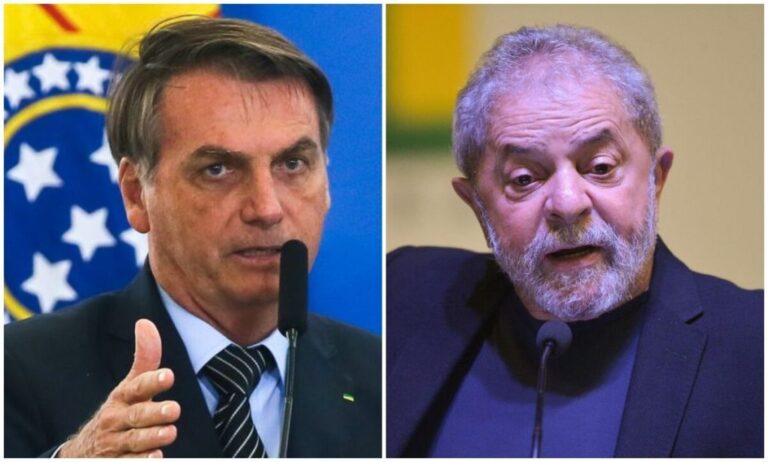 Levantamento da Paraná Pesquisas aponta empate técnico entre Lula e Bolsonaro