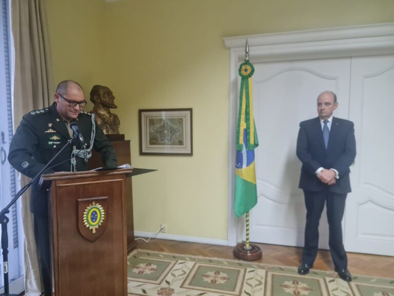 Coronel Damásio Douglas Nogueira Junior é o Adido do Exército Brasileiro no Uruguai