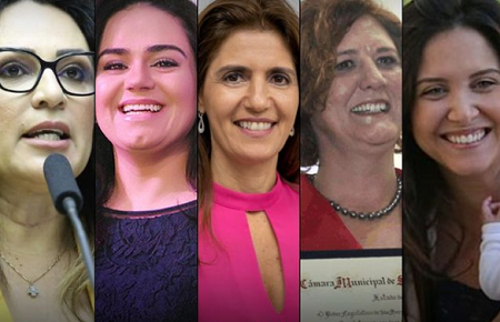 Cinco mulheres de ministros do presidente Lula estão em cargos federais, com altos salários