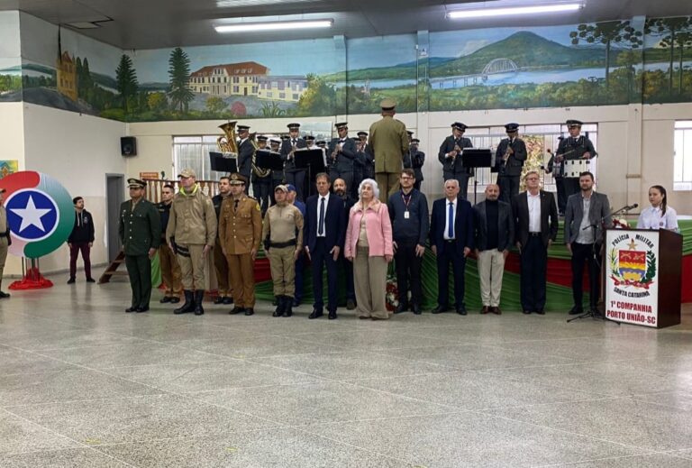 O 64º aniversário comemorativo aos 64 anos da 2ª Companhia da Polícia Militar de Porto União