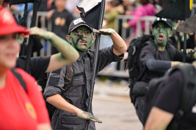 O desfile de 7 de setembro de 2023 em Florianópolis