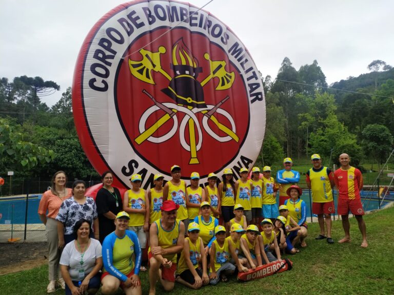 Crianças de Porto União participam do ‘Projeto Golfinho’