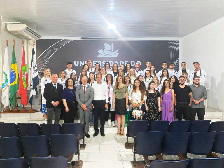 A aula inaugural da segunda turma do curso de Medicina no Campus da UnC de Porto União