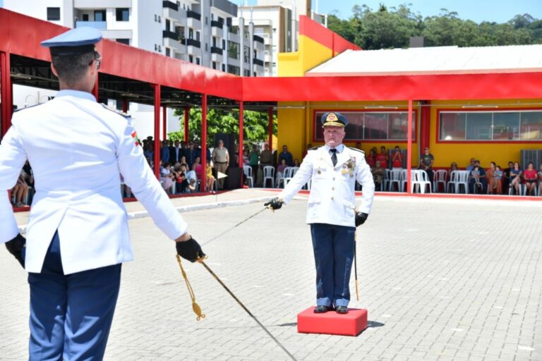 Coronel Fabiano Bastos das Neves é o novo comandante do Corpo de Bombeiros de Santa Catarina