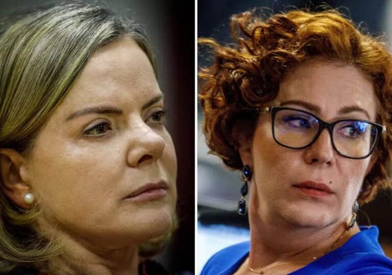 Bate-boca nas redes sociais entre as deputadas Carla Zambelli (PL-SP) e Gleisi Hoffmann (PT-PR)