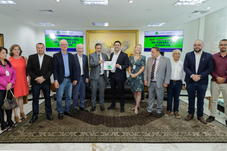 Com União da Vitória é o 100º município receber o certificado Susaf no Paraná