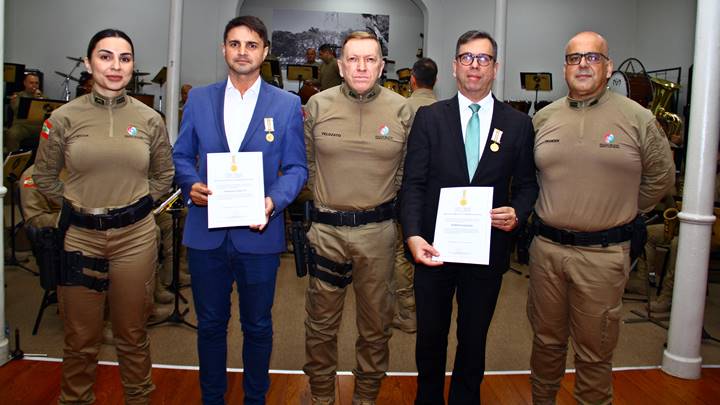 A homenagem da Polícia Militar de Santa Catarina no Dia do Jornalista